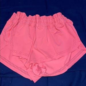 Pink size 10 lululemon shorts